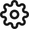 settings cog icon